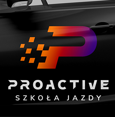 Projekt logo dla szkoły nauki jazdy.