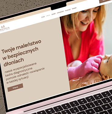 Projekt graficzny i wdrożenie strony internetowej dla specjalistycznego centrum diagnozy i terapii.
