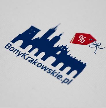 Logo, broszura dla firmy oferującej zniżki