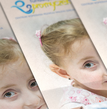 Plakat A3 dla centrum wspierania rozwoju małego dziecka.